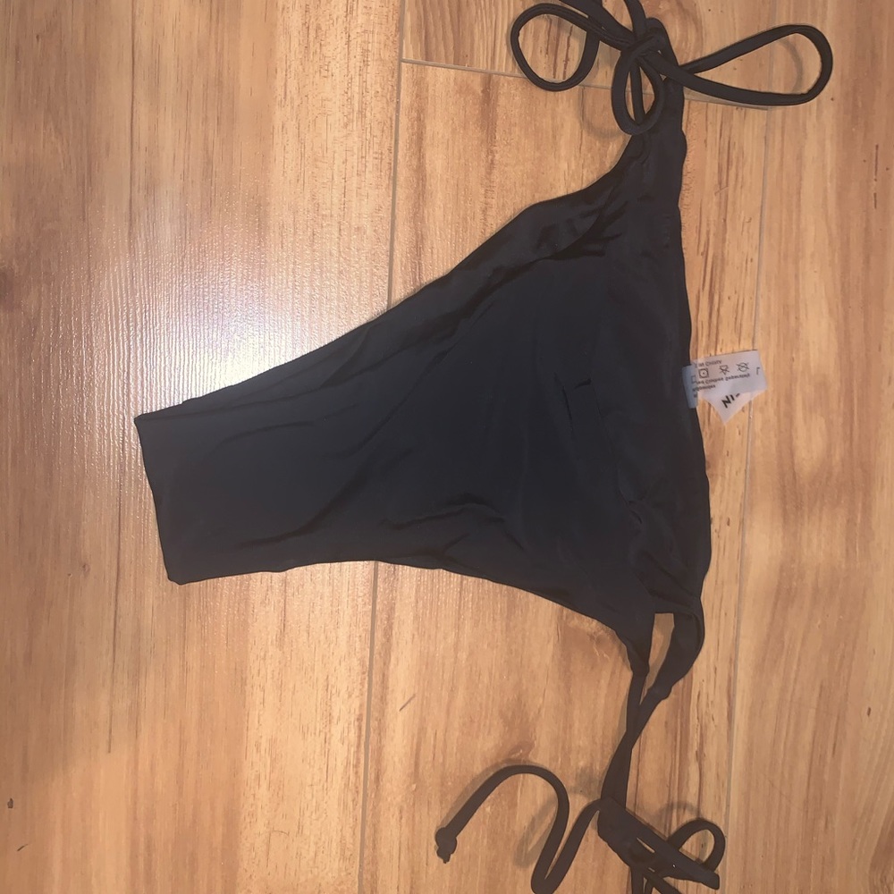 black tie SHEIN swim bottoms